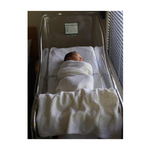Vintage Baby Blanket in Bianco - 100% Merino