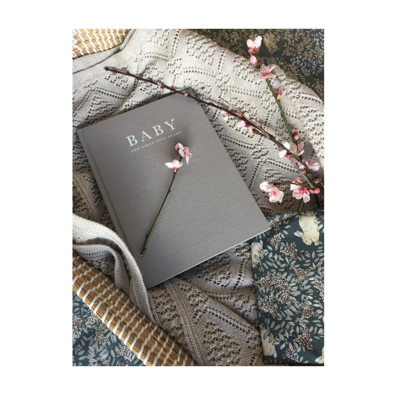 100% Merino Baby Blanket - Geometric in Oatmeal
