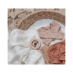 Vintage Baby Blanket in Bianco - 100% Merino