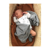 100% Merino Baby Blanket - Vintage Inspired in Cygnet Grey