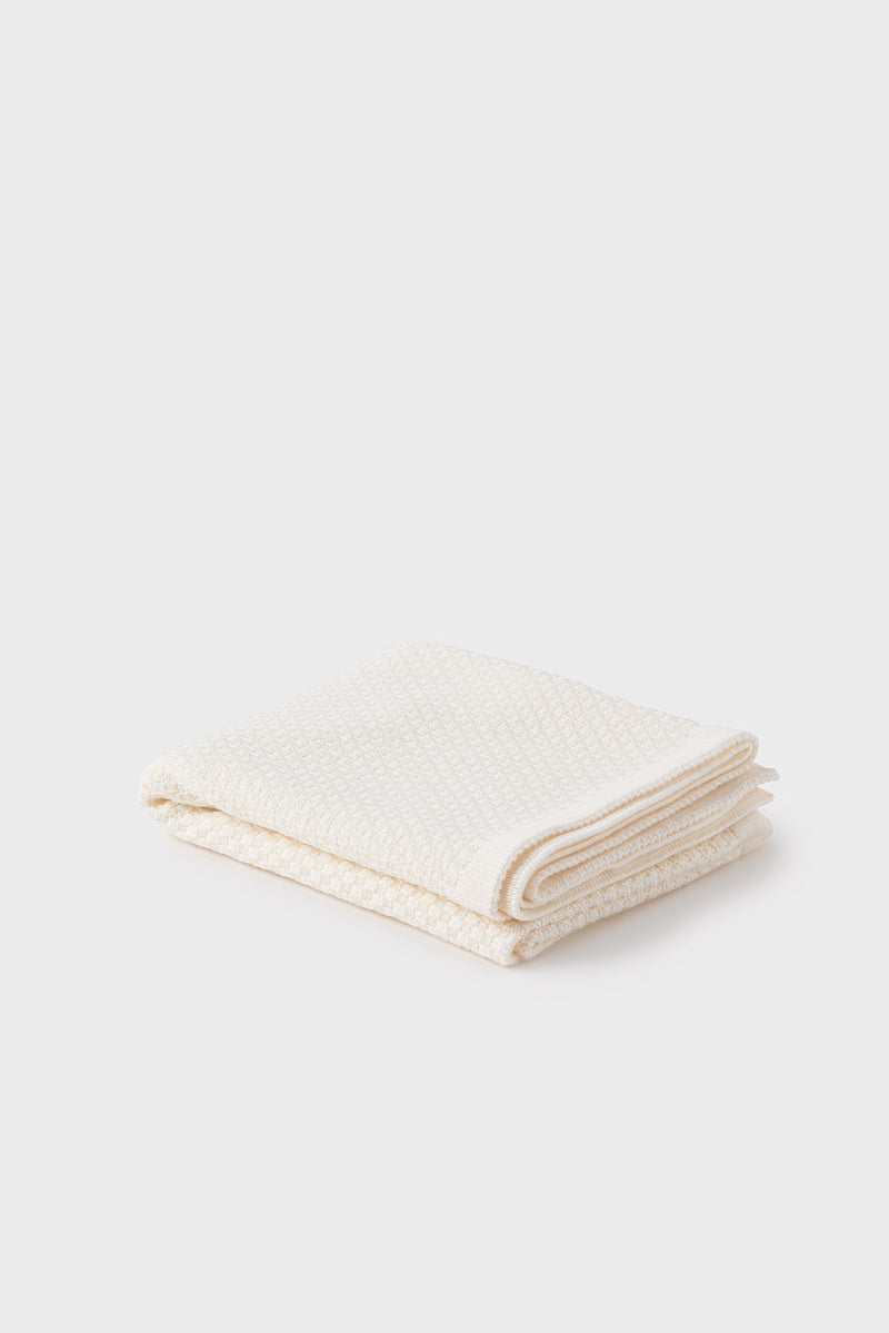 Bianco Baby Blanket - Basketweave 100% Merino