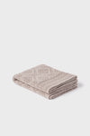 100% Merino Baby Blanket - Geometric in Nutmeg