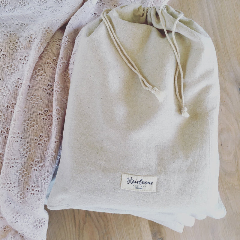 100% Merino Baby Blanket - Vintage Inspired in Dusky Pink